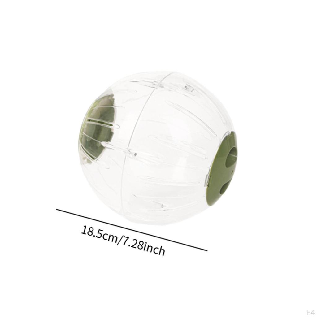7.28'' Clear Hamster Running Wheel for Small Pets And Mice