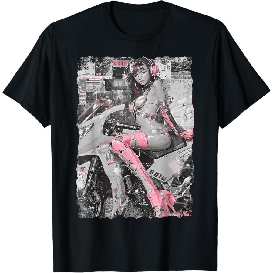 Supersport bike Superbike Pin-up girl racing motorcycle T-Shirt S