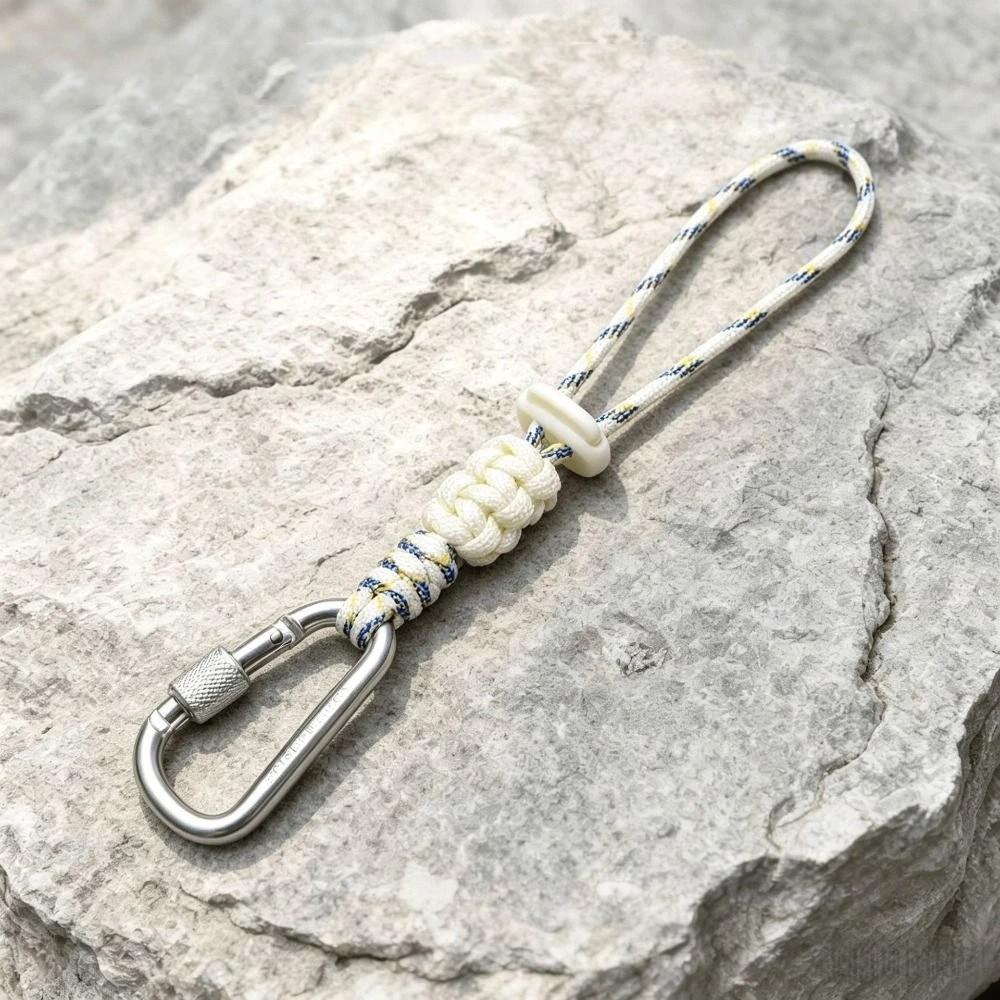 Verriegelbarer Karabinerhaken Getränkeflaschen-Lanyard Geflochtene Schnur Schlüsselanhänger-Lanyard Outdoor-Gebrauch