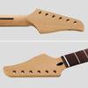 6-String Matte Maple Electric Guitar Neck with 22 Frets, Rosewood Fingerboard, and Bone Nut.