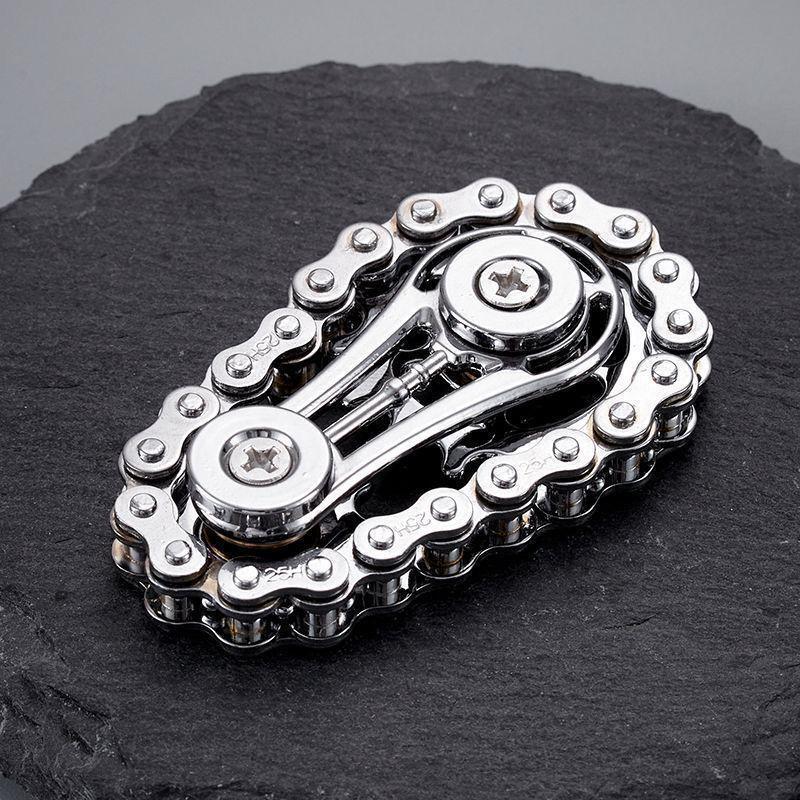 Cross-border Decompression Finger Sprocket Spinner Gear Metal Toy