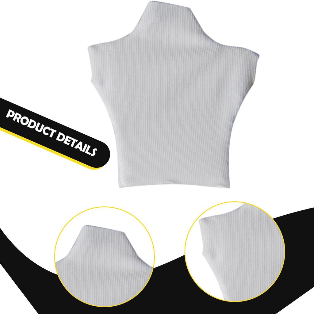 1:12 Action Figure Clothes, Women Vest Tank Top, Fabric, Mini Doll Costume Accessories, Miniature Clothing for 6 inch Female
