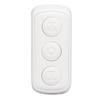 Remote Control Scrolling Ring Bluetooth APP Page Turner ABS Camera Remote Shutter Selfie Button with Charging Case for Cell Phone White