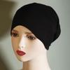 Pilling-Free, Non-Fading Multi-Color Tube Hat & Solid Pure Cotton Headscarf - Women's Elastic & Breathable