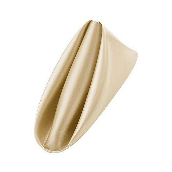 High-Density Satin Napkin – Wedding Style Solid Color Overlock Placemat Tablecloth with Flower Design.