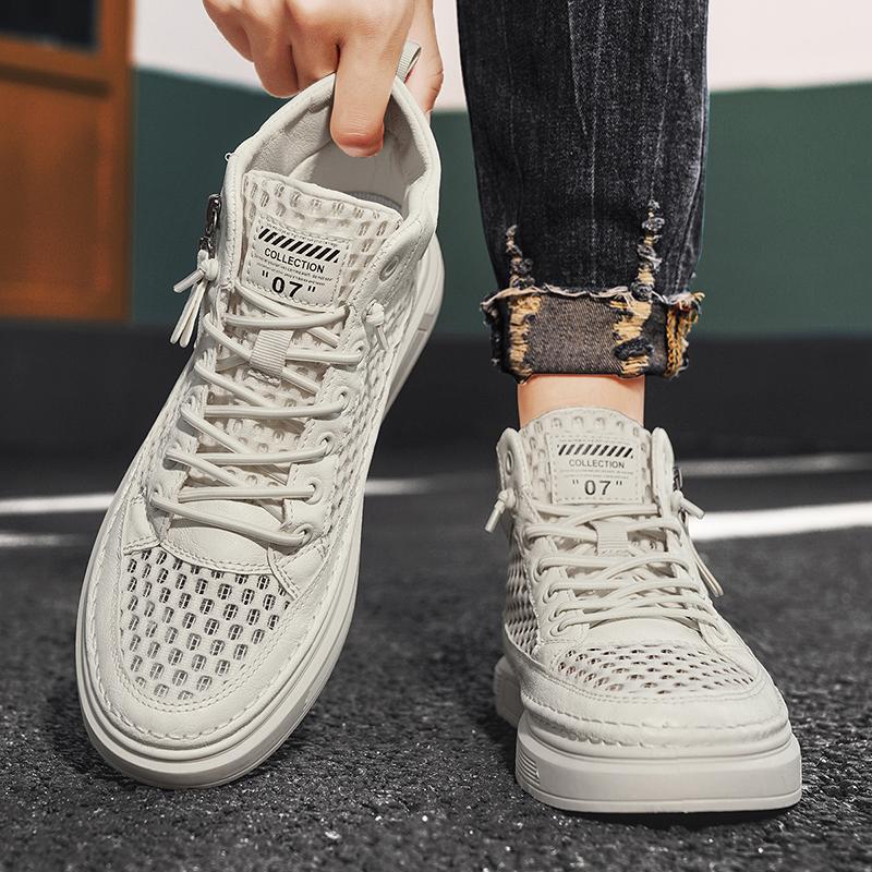 Fashion CYYTL Mesh Summer Shoes For Men Breathable Sneakers Casual Outdoor Running Tennis Platform Sports Hiking Designer Luxury Loafers