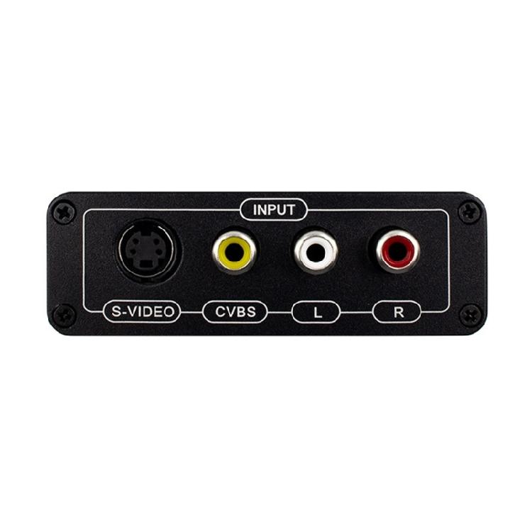 HDTV to 3.5mm Switcher Adaptor AV S-Video Switcher Transmiter Signal Optimization Technology Converters for Gaming Console