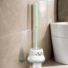 Bathroom Toilet Brush Wall Mount Toilet Brushes & Holders Non-Punch Compact Ergonomic Stain Remover Dead Corner Cleaner Without