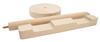 Wooden headphone assembly Made of solid allowing for DIY Ideal for 2 stand, required. wood, customization. teleworking, gaming, etc. (Holds