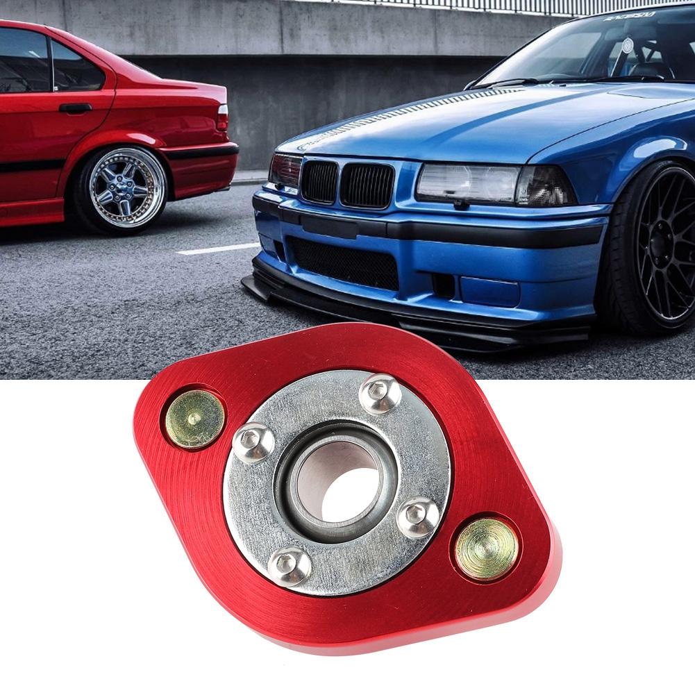 Car Shock Top Mount Set Pillow Ball Rear Upper Camber Plates Fit For E30 E36 E46 (Red)