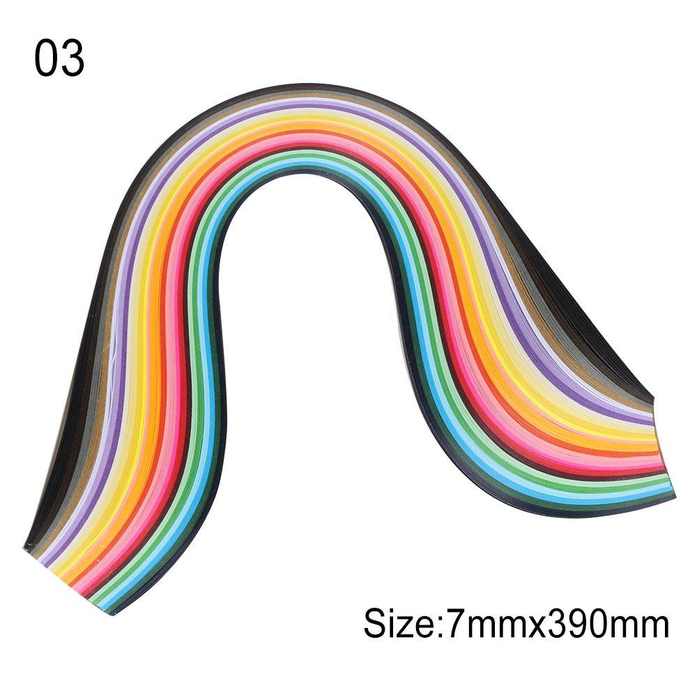 

3/5/7/10mm NEW Decro Craft Solid Color Quilling Paper Origami Tool Handmade 7mmx390mm