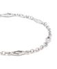 Jbans Classic A Diamond Point 06 Ring Chain Mix Bracelet (C2601Ac1392_Sv)