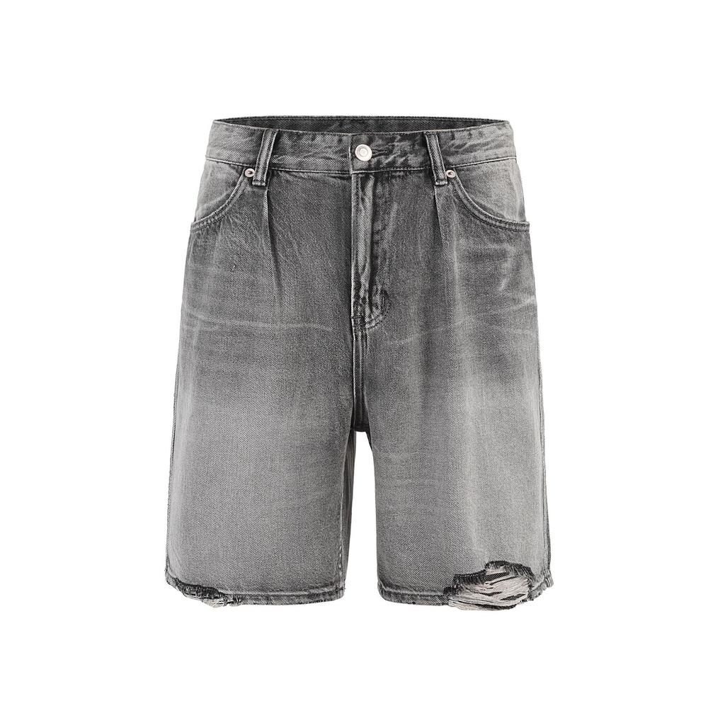 Unisex Multi-Pocket Cargo Jeans - European & American Street Style Loose Fit with Rips