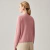 Women's 100% Cashmere Round Neck Cardigan