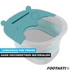 FOOTASTIX Foot Massage Bath Foot Tub Foot Bath Foot Bath Tub Foot Massage Bowl Foldable