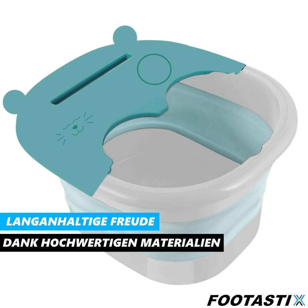FOOTASTIX Foot Massage Bath Foot Tub Foot Bath Foot Bath Tub Foot Massage Bowl Foldable