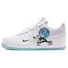 Steven Harrington x Air Force 1 Low Flyleather QS Dzień Ziemi Unisex Trampki Białe Czarne Hyper-Crimson CI5545-100