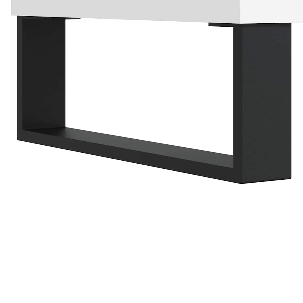 White Coffee Table 60 x 44.5 x 45 cm Engineered Wood
