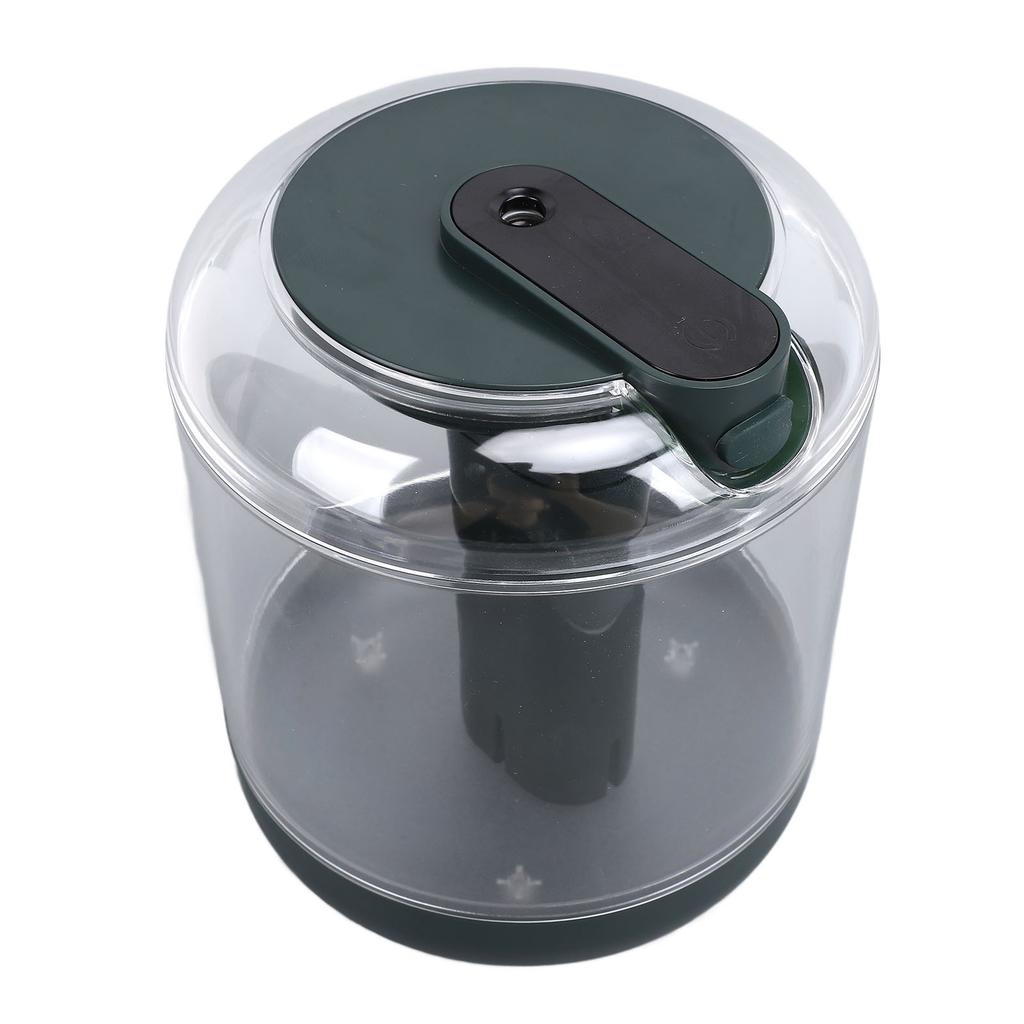 Top Fill Humidifier Bedroom 1L Quiet Cool Mist Smart Touch Control Transparent Large Fog for Nursery Green