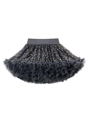 Rabbit Tutu Skirt: Second-Gen A-Line Mesh Skirt for Girls - Autumn/Winter Puffy Trend