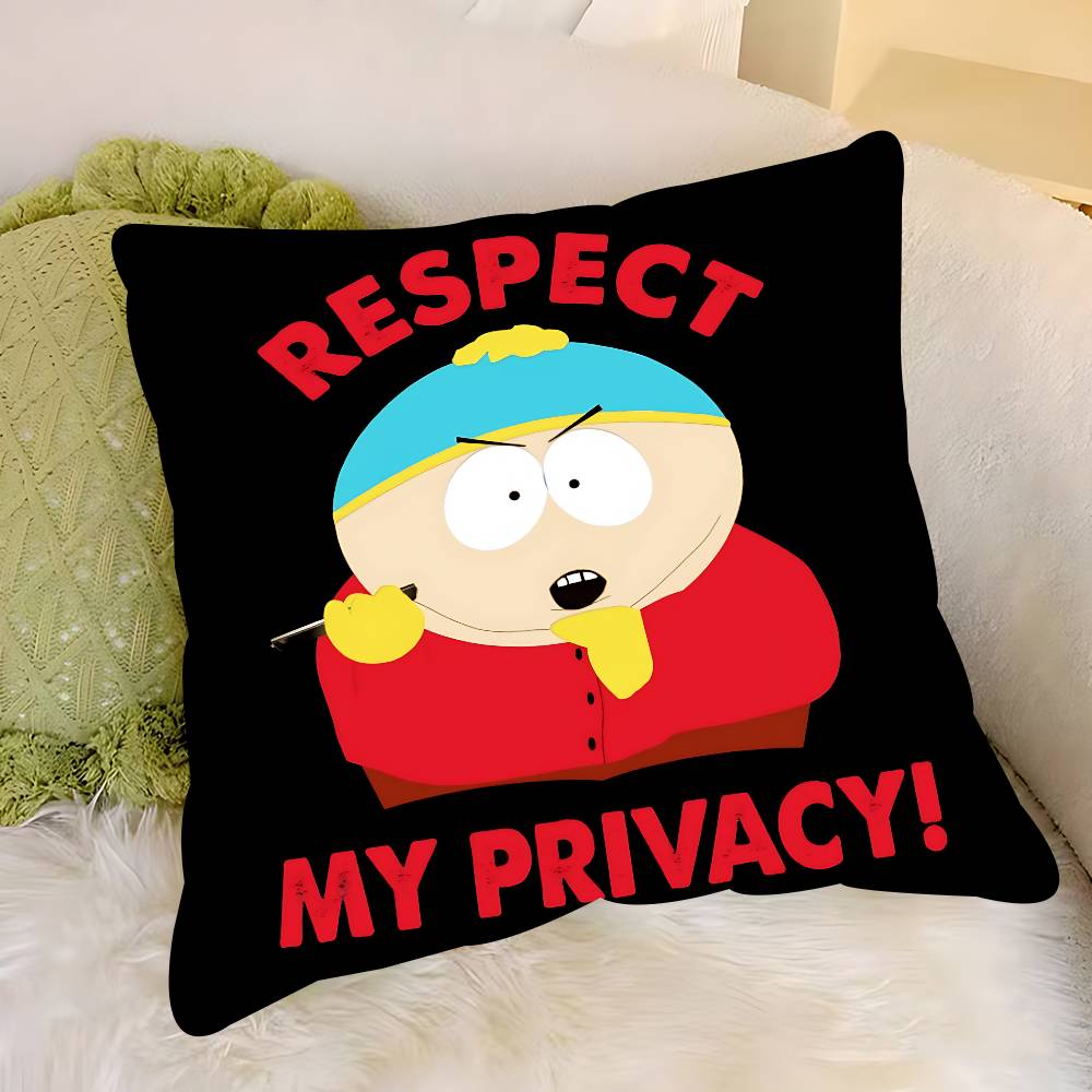 E-Eric Theodore Cartman Kissenbezug Abnehmbarer Waschbarer Kissenbezug – Ganzjahresweichleinen