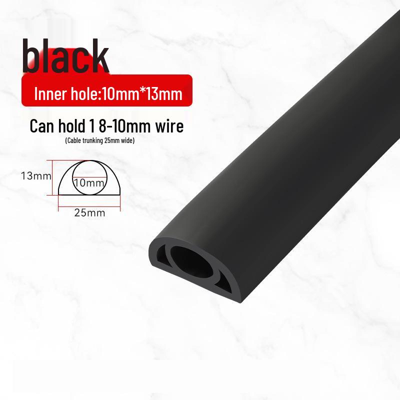 PVC Soft Wire Duct - Self-Adhesive, Durable, Invisible Cable Management Channel