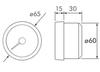 PIVOT Meter GAUGE Boost Gauge DRXB [DUAL RS]