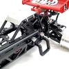 KF RC Ultra-Lightweight Aluminum Chassis for Tamiya 1/10 4WD Hot Shot/Hot Shot II/Boomerang (Black)