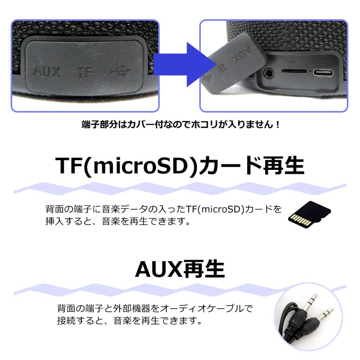 CICONIA LED Night Light Speaker LED Music Portable microSD AFR-F20S, Audio, Bluetooth, Light, Indoor/Outdoor Use, Playback, Speaker, Built-in TWS,