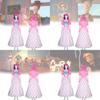 Bo Peep Pink Dress Premium Cosplay Costume For Halloween And Performances