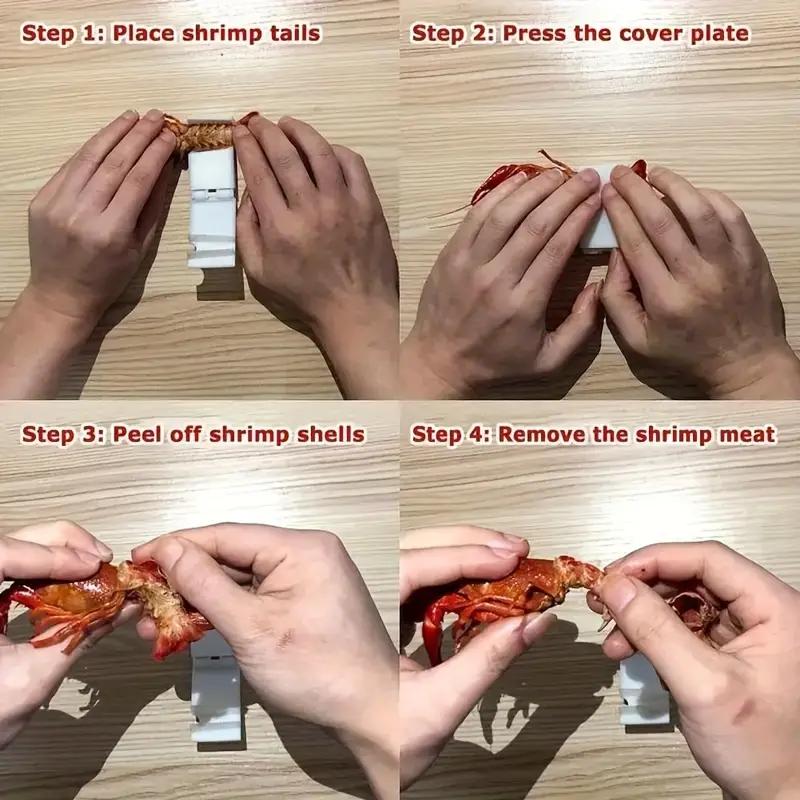 Škrabka na krevety – nástroj pro snadné loupání mořských plodů, odolný plastový kuchyňský přístroj pro použití v domácnosti a restauraci