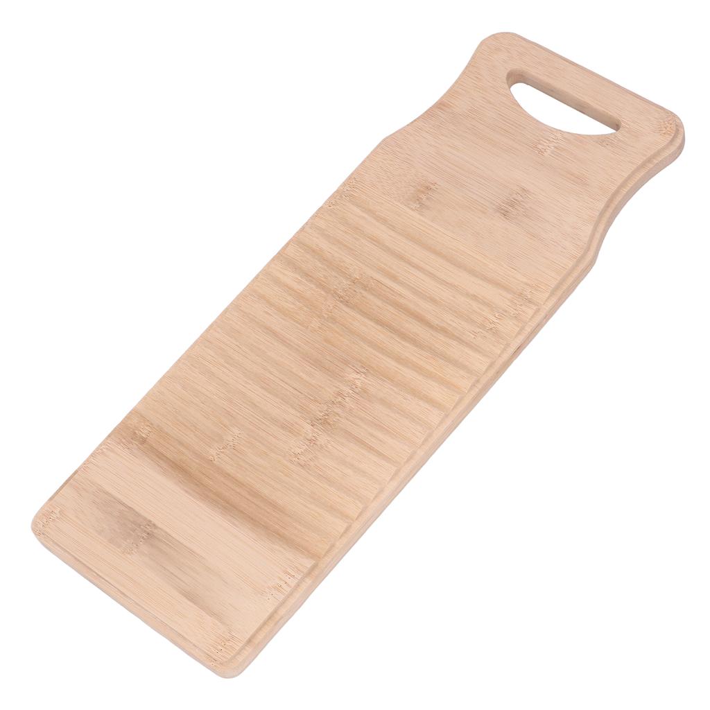 Bamboo Washboard Practical Hand Wash Laundry Cleaning Board for Home School 40cm / 15.7in Length
