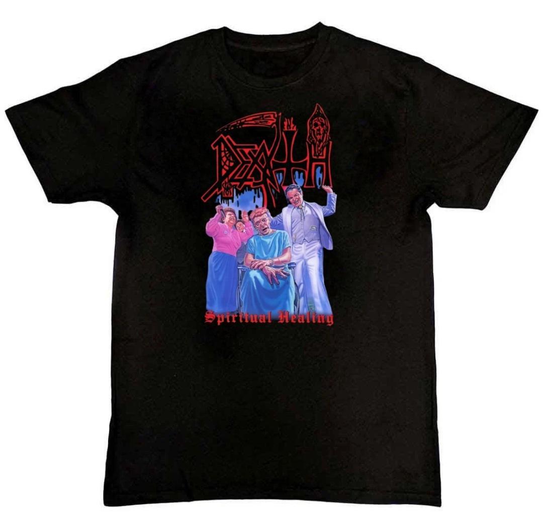 Vintage Death Band Spiritual Healing Mens T-Shirt M