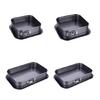 Locking Lock Square Pan Removable Bottom Carbon Steel Baking Mould Perfect for Home Use and Professional Bakery Room