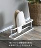 Yamazaki Plate Slipper Rack Wide Black