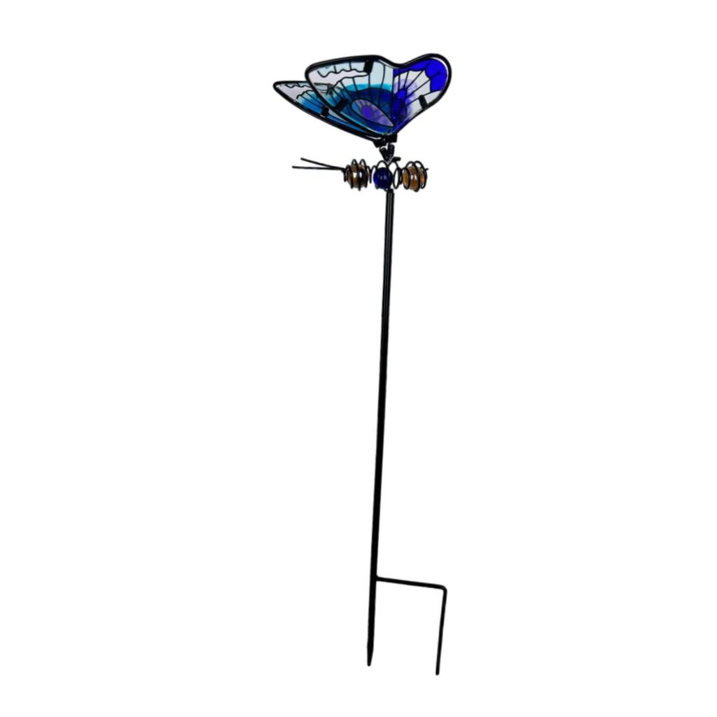 Butterfly Garden Stake Decorative Holiday Birthday Gift Yard Sign Outdoor Decoration for Pathway Balcony Outside Patio Walkway
