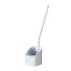 Wall-Mounted Long-Handled Soft Bristle Toilet Brush Set for Thorough Bathroom Cleaning