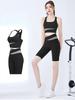 Women Slim Yoga Sports Suit Fashion Tank Top and Sports Shorts Tracksuit Casual Gym Running Sports Bra Vest Shorts Athletic Set