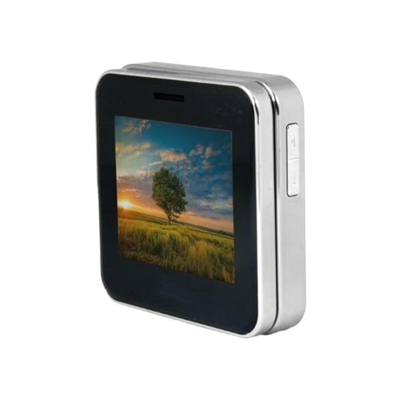 

Rotating Screen Mini Mobile Phone Flashlights Magics Voice 2.4 Button Sliders Cell Phones Two Card Standbys білий
