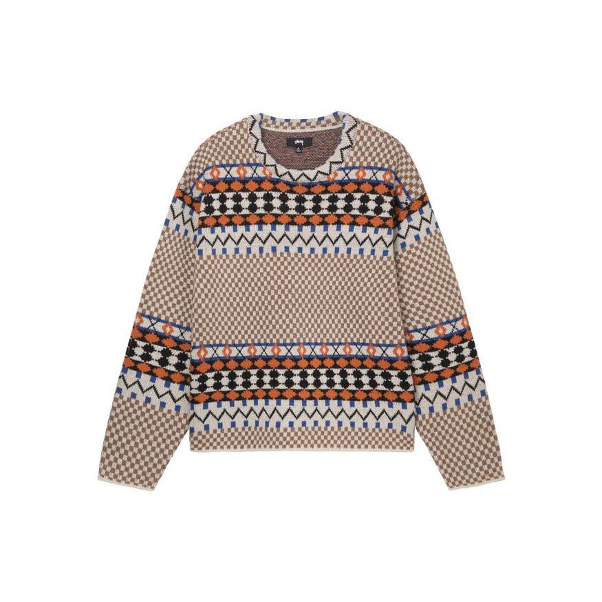 Stussy Jacquard Knit Crew 117153
