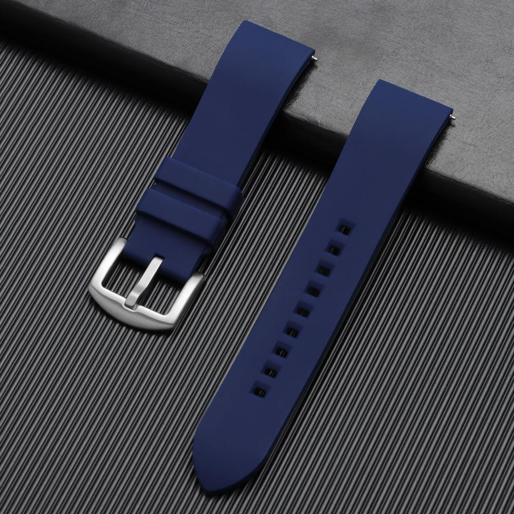 Silicone Watch Band 18mm 19mm 20mm 22mm 24mm Men's Women Sports Watrproof Strap for Rolex for Seiko Watch Replacement Watchband