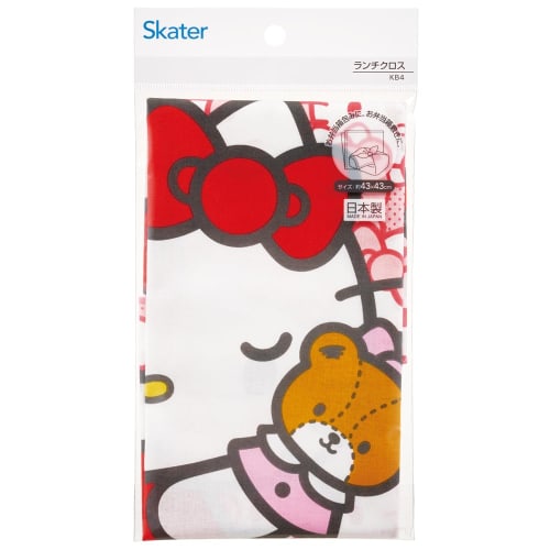Skater Lunch Cloth, Hello Kitty, Ushiro Shiro, Sanrio, 43 x 43 cm, Made in Japan, KB4-A