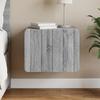 Wall Mounted Nightstand Grey Sonoma 33 x 34.5 x 24 cm