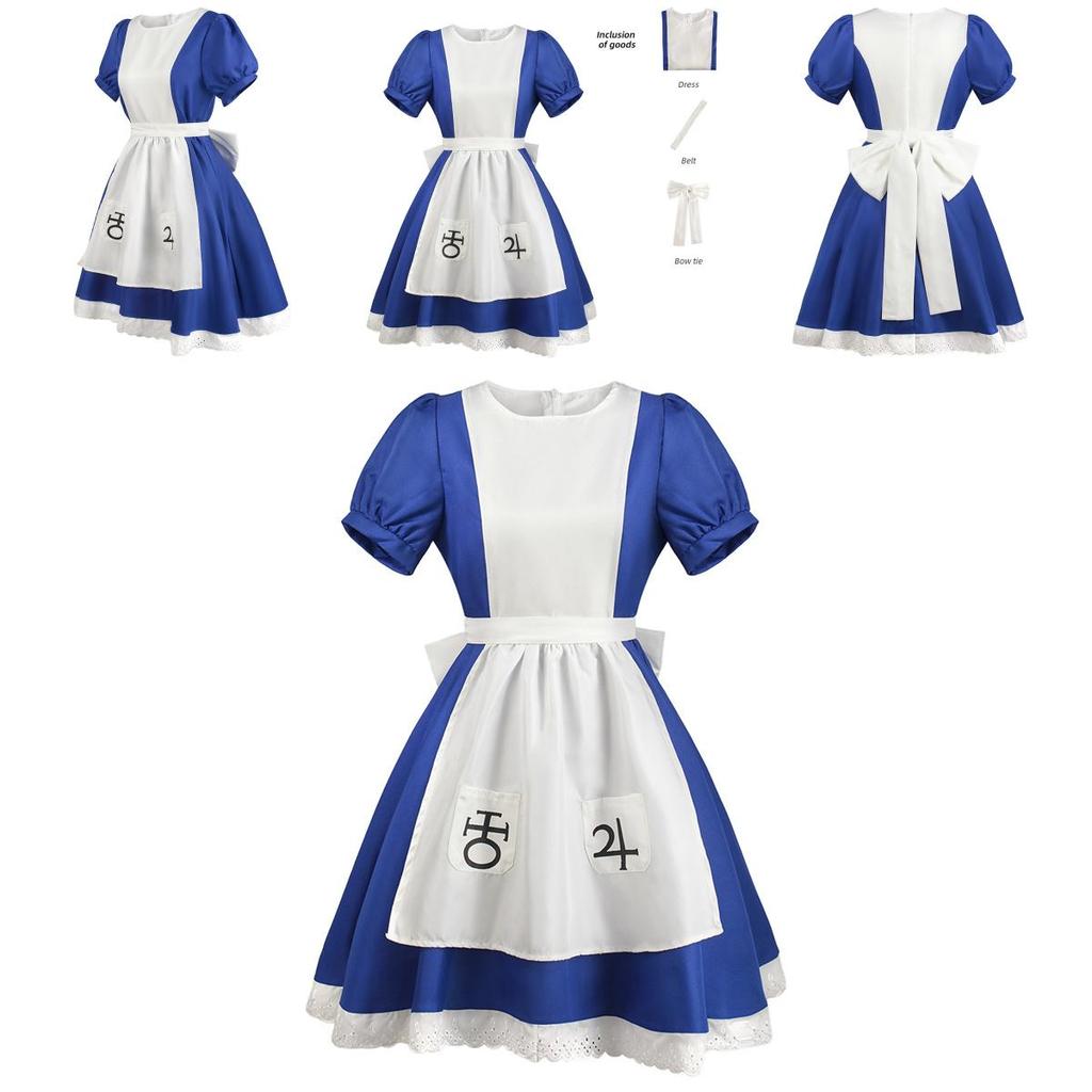Falei Alice Fantasia de Cosplay de Serva Melhor Para Amantes de Anime