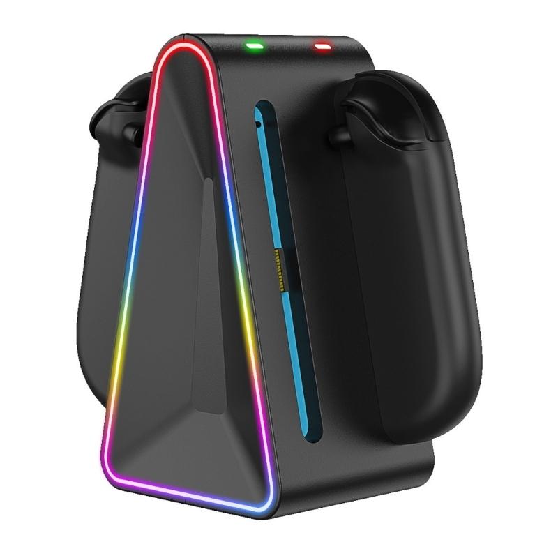 4 in 1 Fast Charging Dock for Game Controller Accessories Magnetic Charging Stand Station Charging Dock Replacement