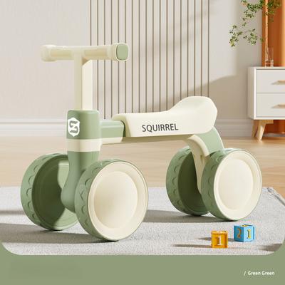 Baby-Laufrad 4-Rad-Gehfrei mit keinem Pedal Erstes Kleinkind Outdoor-Fahrspielzeug Kindergeburtstagsgeschenk Für 1-3 Jährige