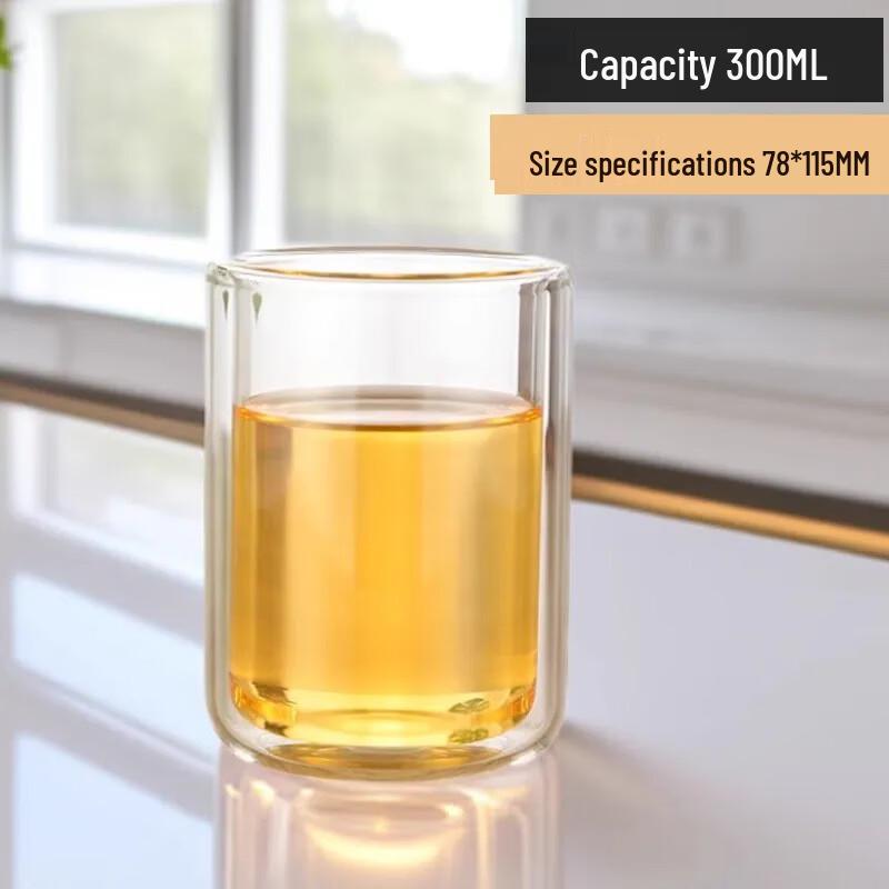 OLOEY High Borosilicate Milk & Tea Glass Cup