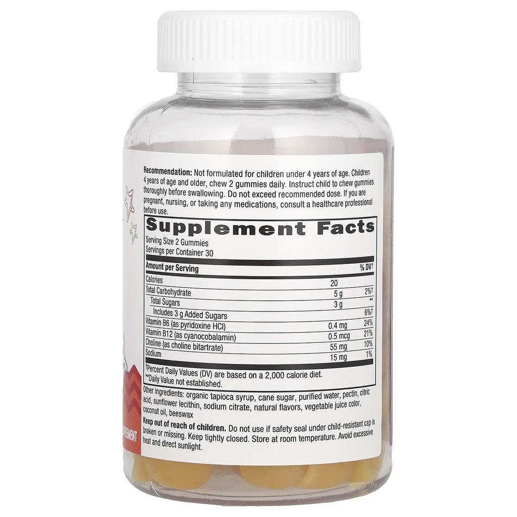 Nature'S Way, Brain Builder Gummies for Kids, Ages 4+, Lemonade, 60 Gummies