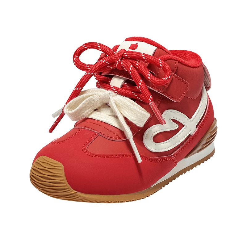 Belle Kids Retro Winter Warm High-Top Sneakers 33