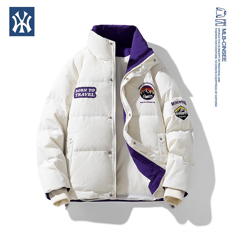 2025 Winter MLB & NY Collab High-Quality Men's American Streetwear Down Jacket